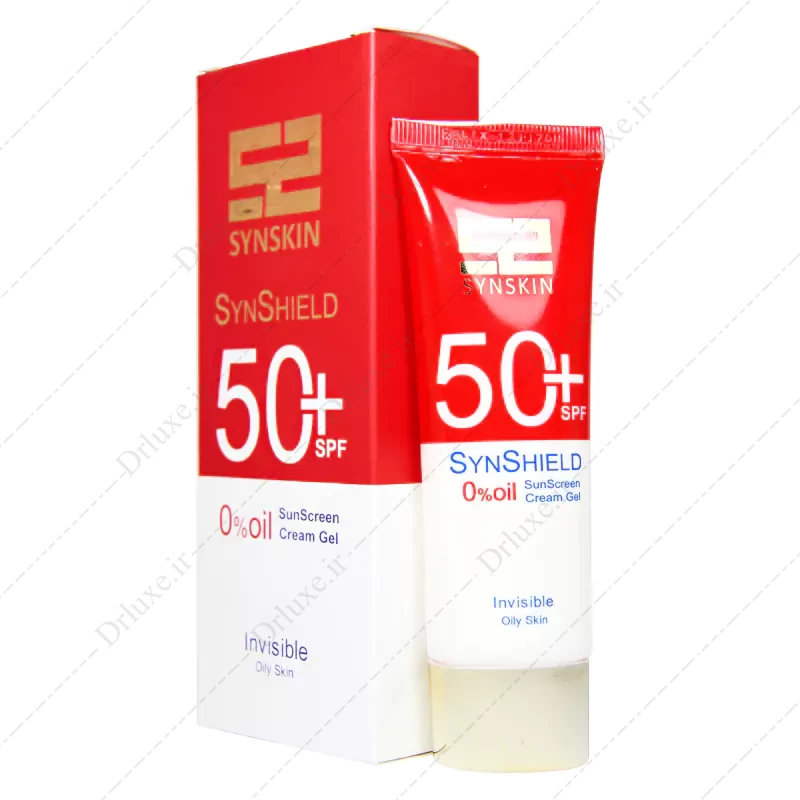 ژل کرم ضد آفتاب SPF50 بی رنگ پوست چرب ساین اسکین